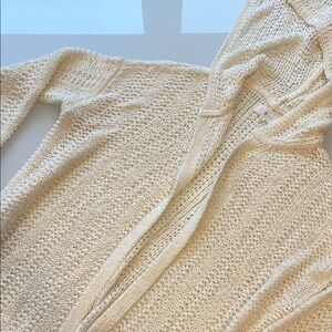 Lou & Grey Women's Cream Hooded Sweater